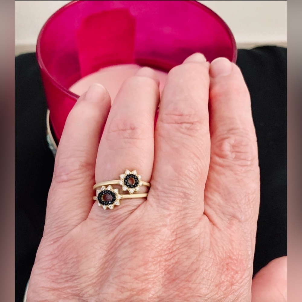 Freida Rothman Signature Marquise Station 2-Stack Ring - Picture 5 of 10